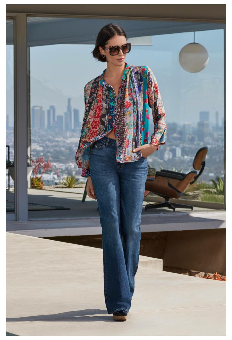 Women Eye Wear | Johnny Was Sutton Sunglasses Tortoise Multi