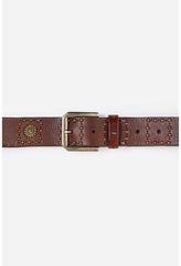 Women Fashion Accessories | Johnny Was Moneta Italian Leather Belt Brown