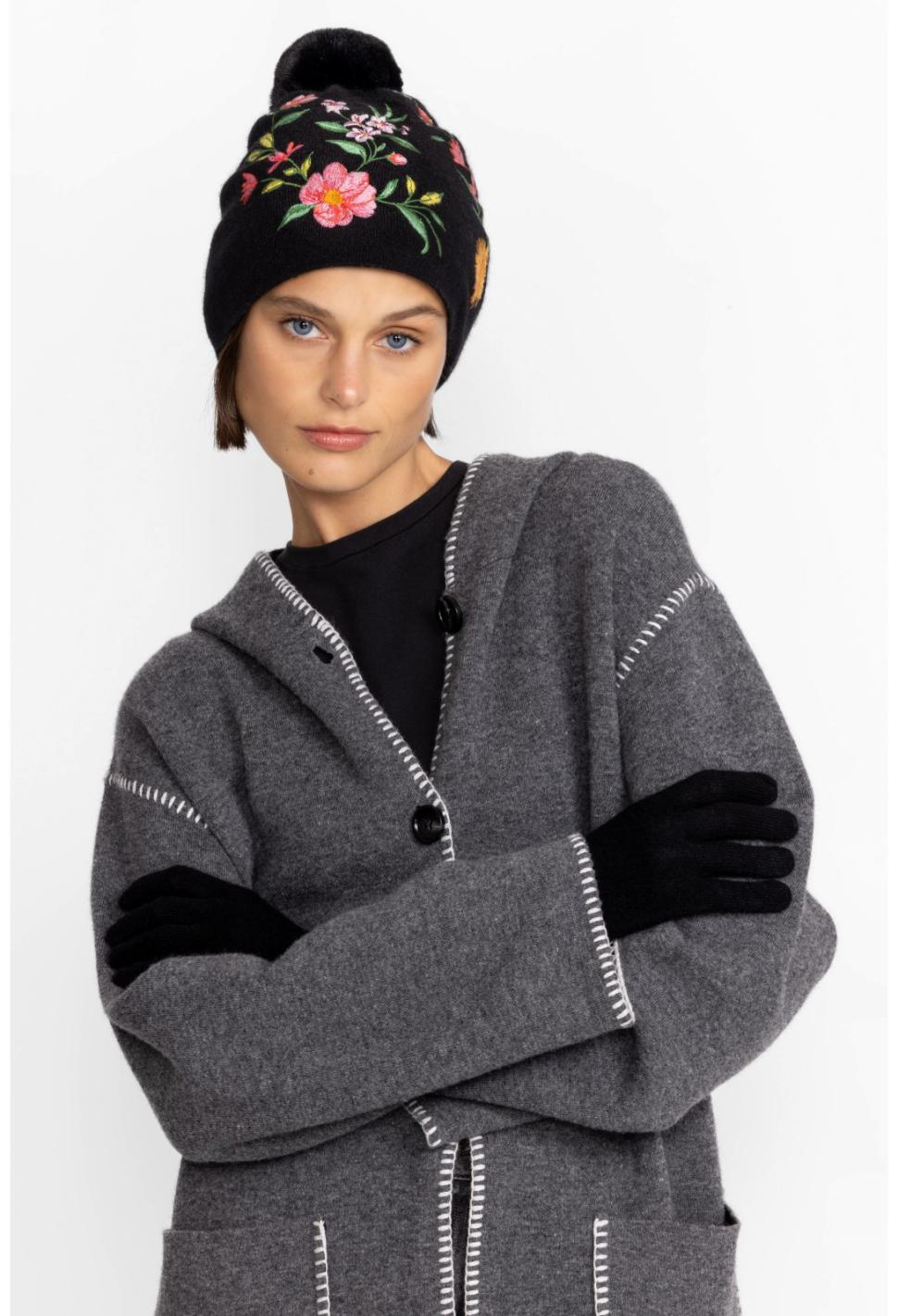 Women Fashion Accessories | Johnny Was Vista Beanie Black