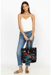 Women Handbags | Johnny Was Arizona Everyday Tote Black