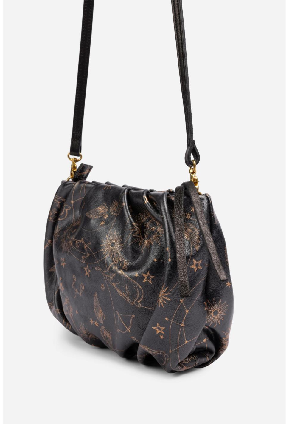 Women Handbags | Johnny Was Bijou Ruched Italian Leather Crossbody Multi