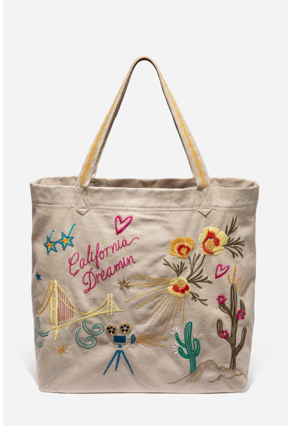 Women Handbags | Johnny Was California Everyday Tote French Macaroon