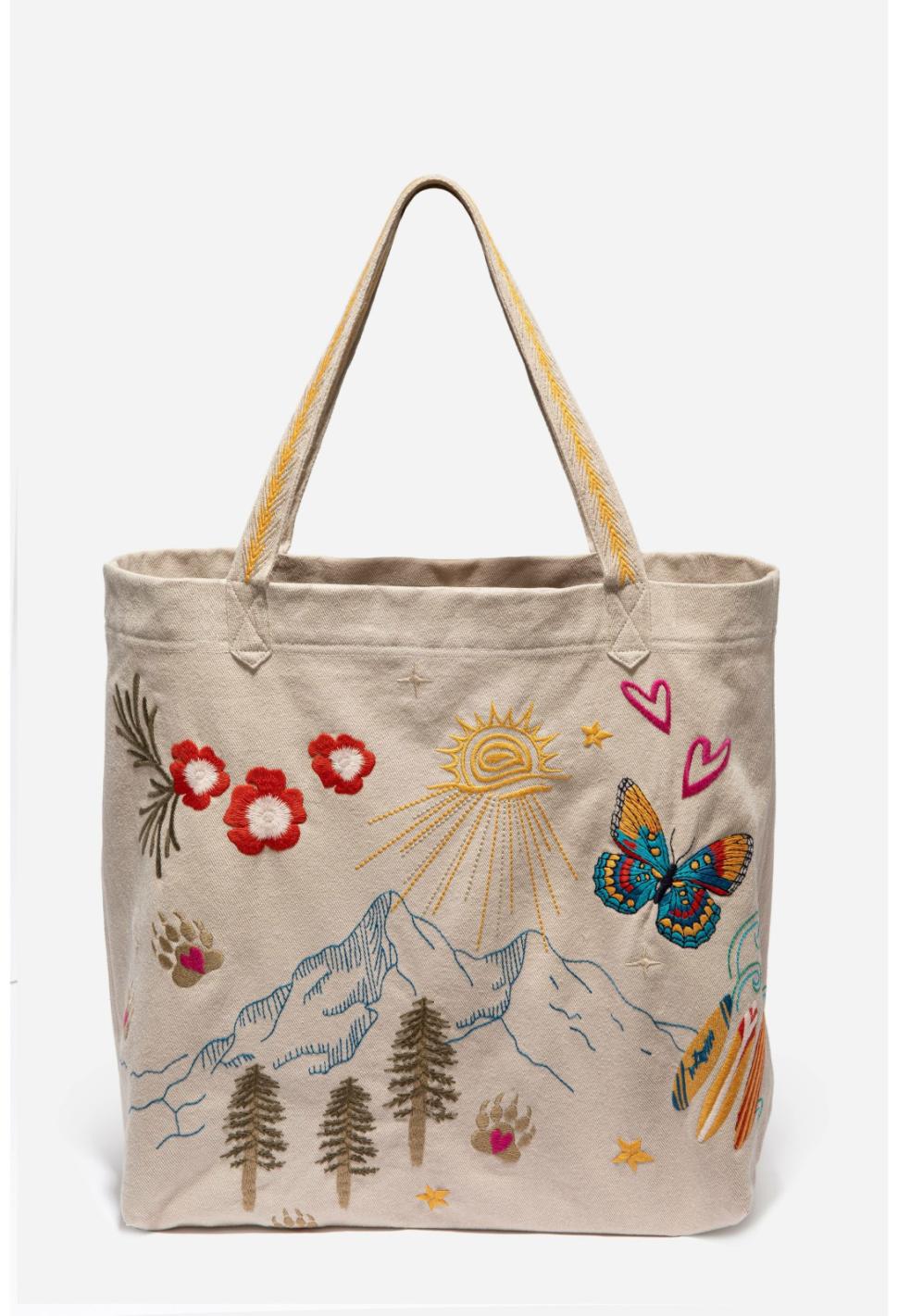 Women Handbags | Johnny Was California Everyday Tote French Macaroon