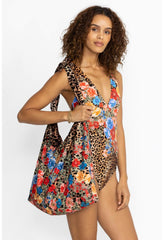 Women Handbags | Johnny Was Cheetah Ring Beach Bag Cheetah