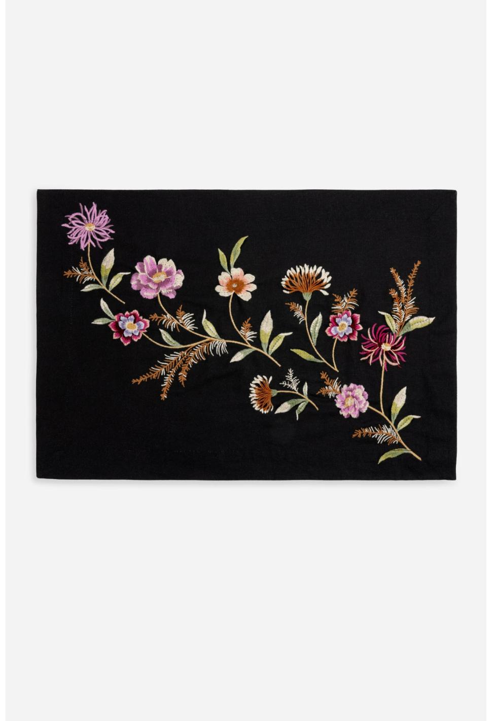 Women Home Accessories | Johnny Was Meriah Set Of 4 Placemats Black