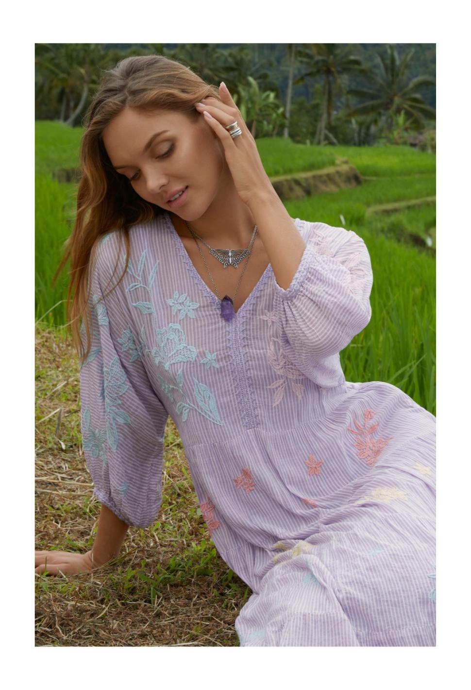 Women Jewelry | Johnny Was Butterfly Necklace Silver