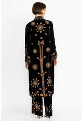 Women Kimonos | Johnny Was Heidi Velvet Kimono Coat Black