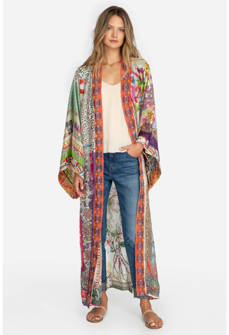 Women Kimonos | Johnny Was Long Kimono Multi