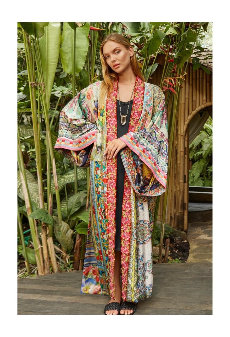 Women Kimonos | Johnny Was Long Kimono Multi