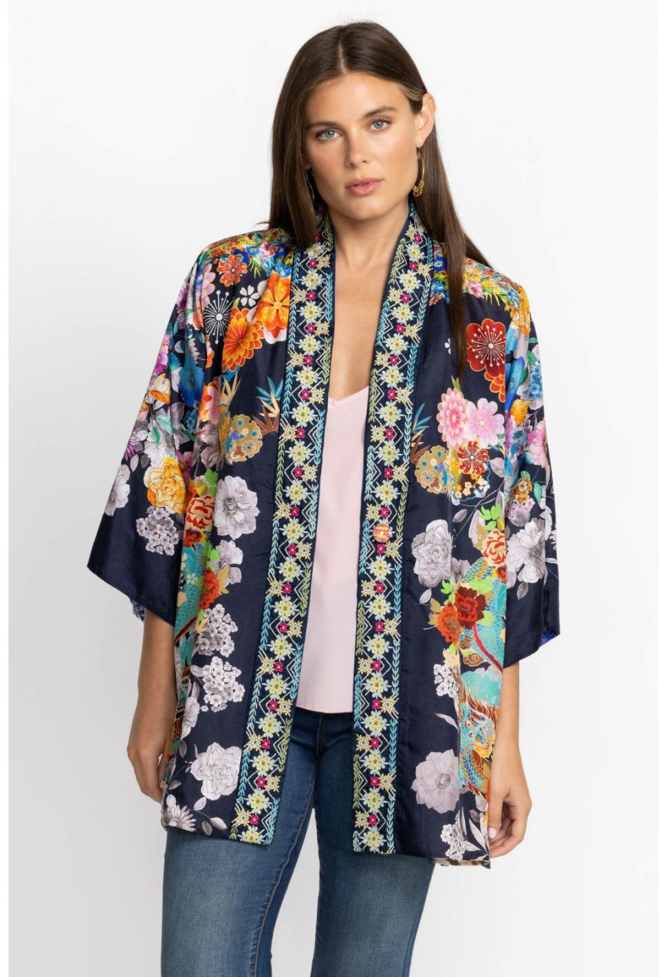 Women Kimonos | Johnny Was Narniay Kimono Reversible Pajaro