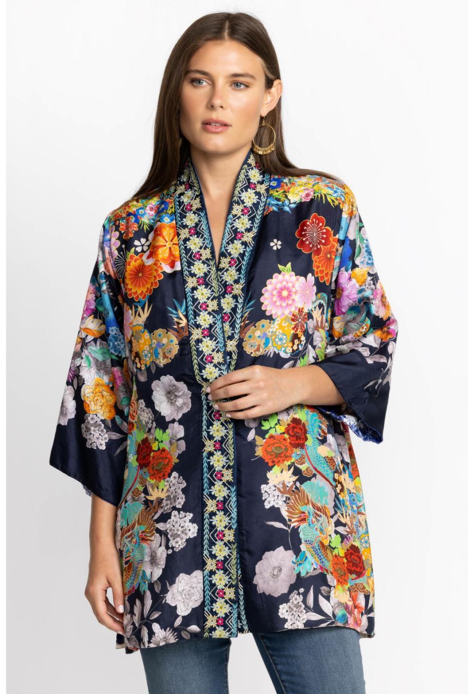 Women Kimonos | Johnny Was Narniay Kimono Reversible Pajaro