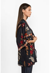Women Kimonos | Johnny Was Zuzu Kimono Black