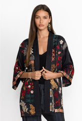 Women Kimonos | Johnny Was Zuzu Kimono Black