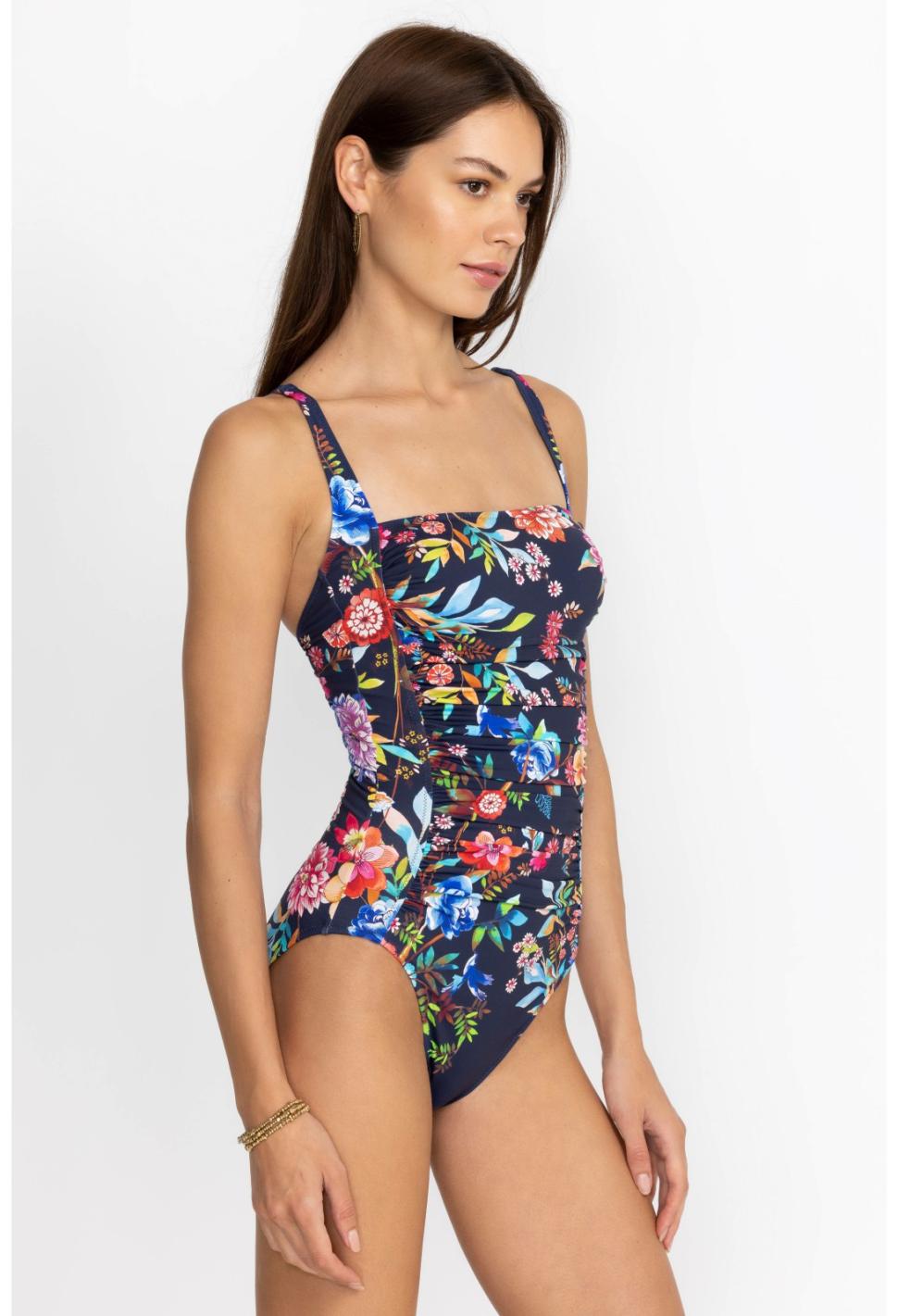 Women One-Pieces | Johnny Was Ocean Dreamer Ruched One Piece Ocean Dreamer