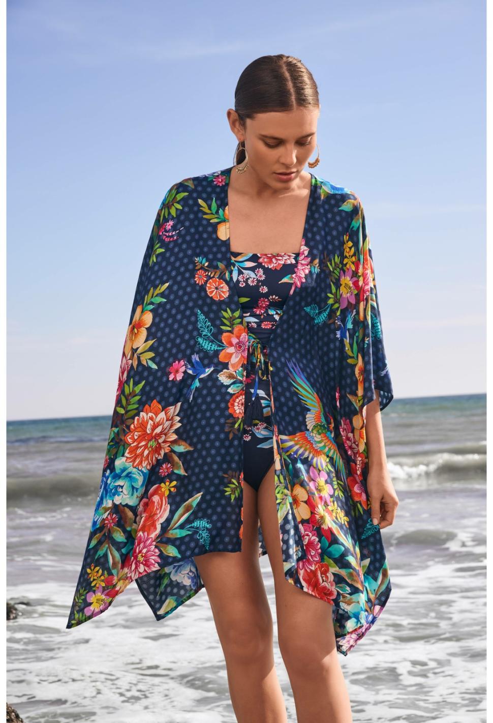 Women One-Pieces | Johnny Was Ocean Dreamer Ruched One Piece Ocean Dreamer