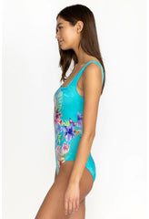 Women One-Pieces | Johnny Was Water Tropic Square Neck One Piece Water Tropic