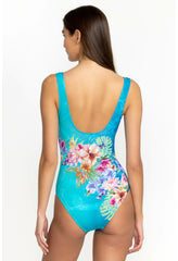 Women One-Pieces | Johnny Was Water Tropic Square Neck One Piece Water Tropic