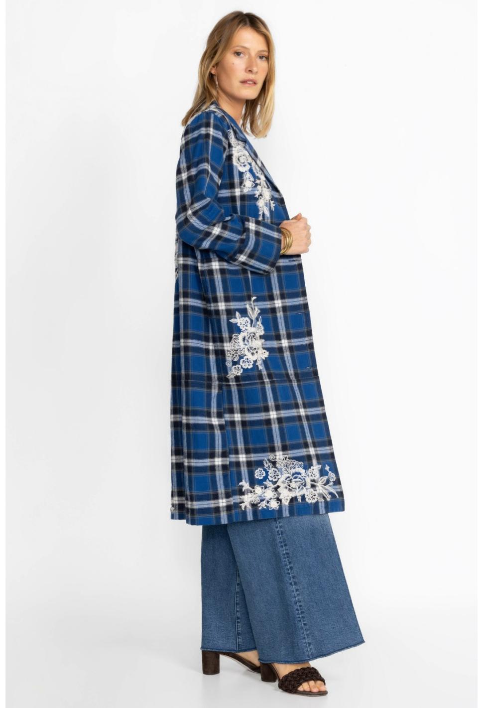 Women Outerwear | Johnny Was Alicent Duster Coat Plaid