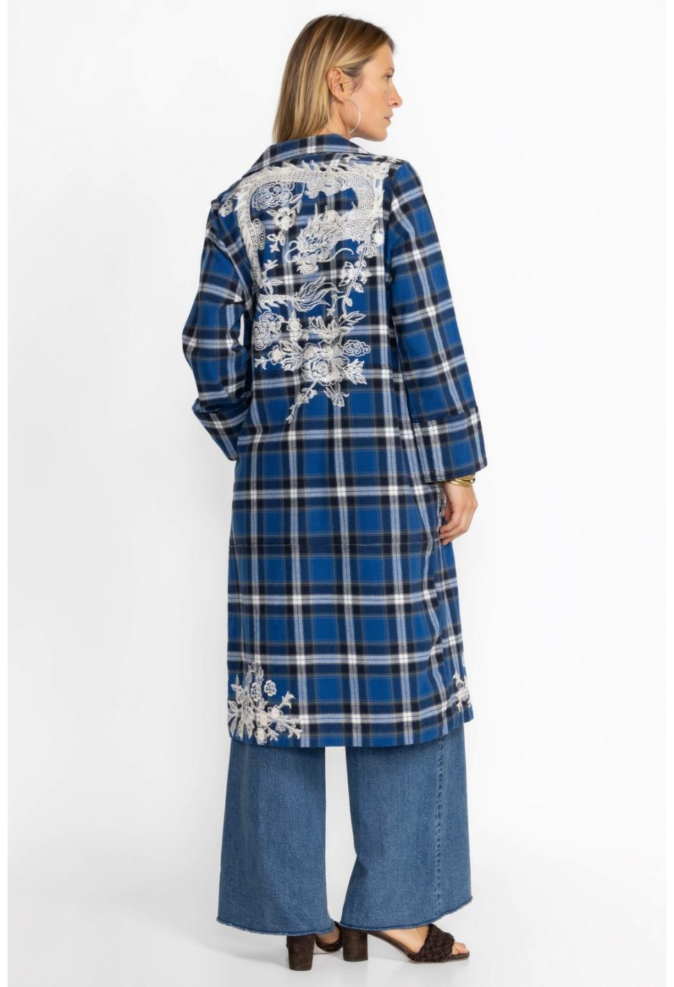 Women Outerwear | Johnny Was Alicent Duster Coat Plaid
