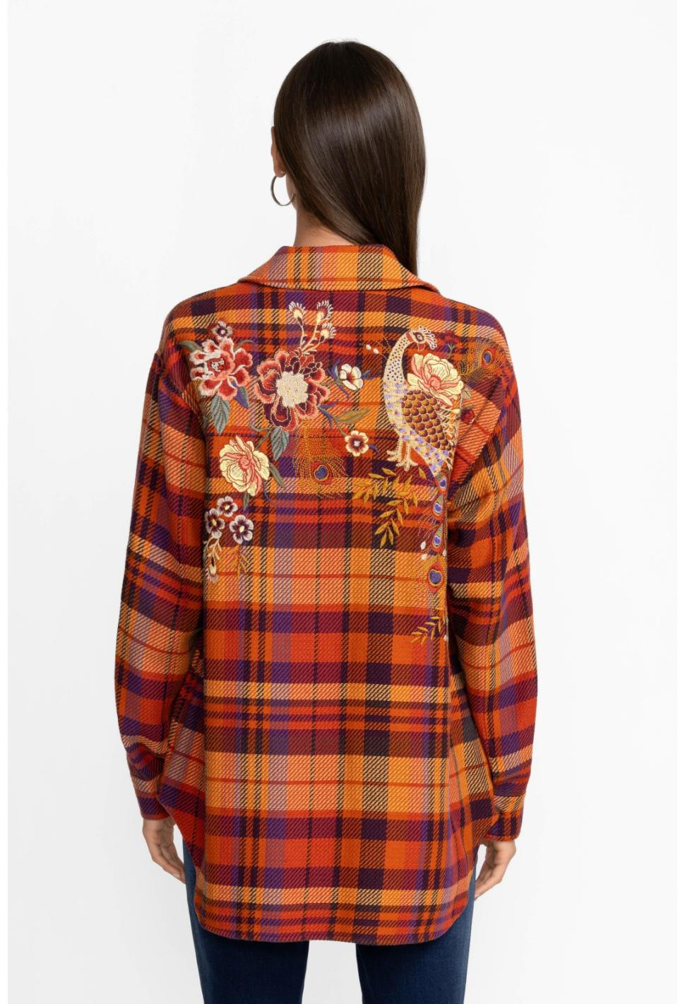 Women Outerwear | Johnny Was Ananke Shirt Jacket Plaid