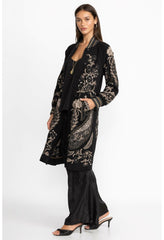 Women Outerwear | Johnny Was Biya Bomber - Leon Black