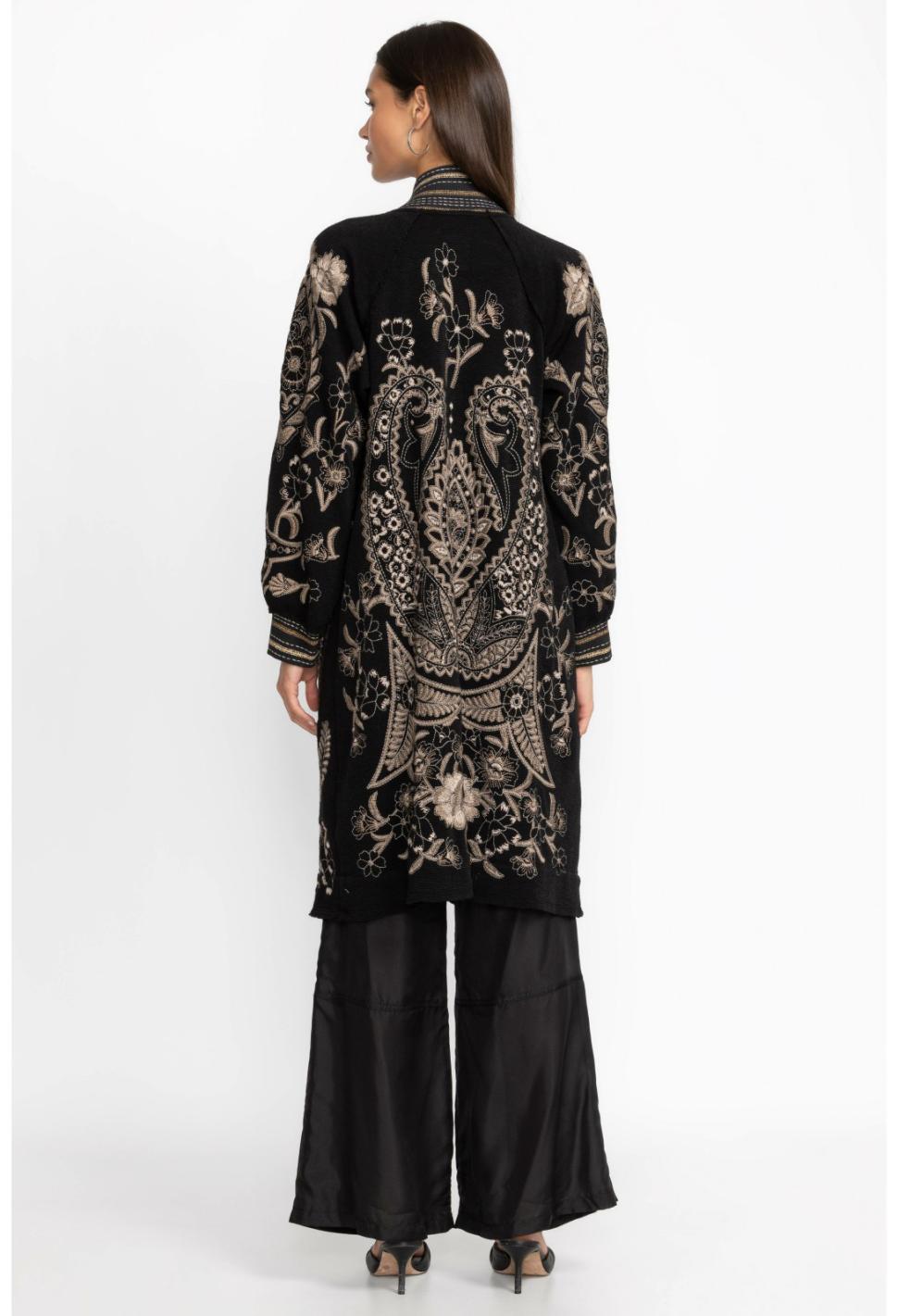 Women Outerwear | Johnny Was Biya Bomber - Leon Black