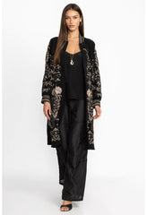 Women Outerwear | Johnny Was Biya Bomber - Leon Black