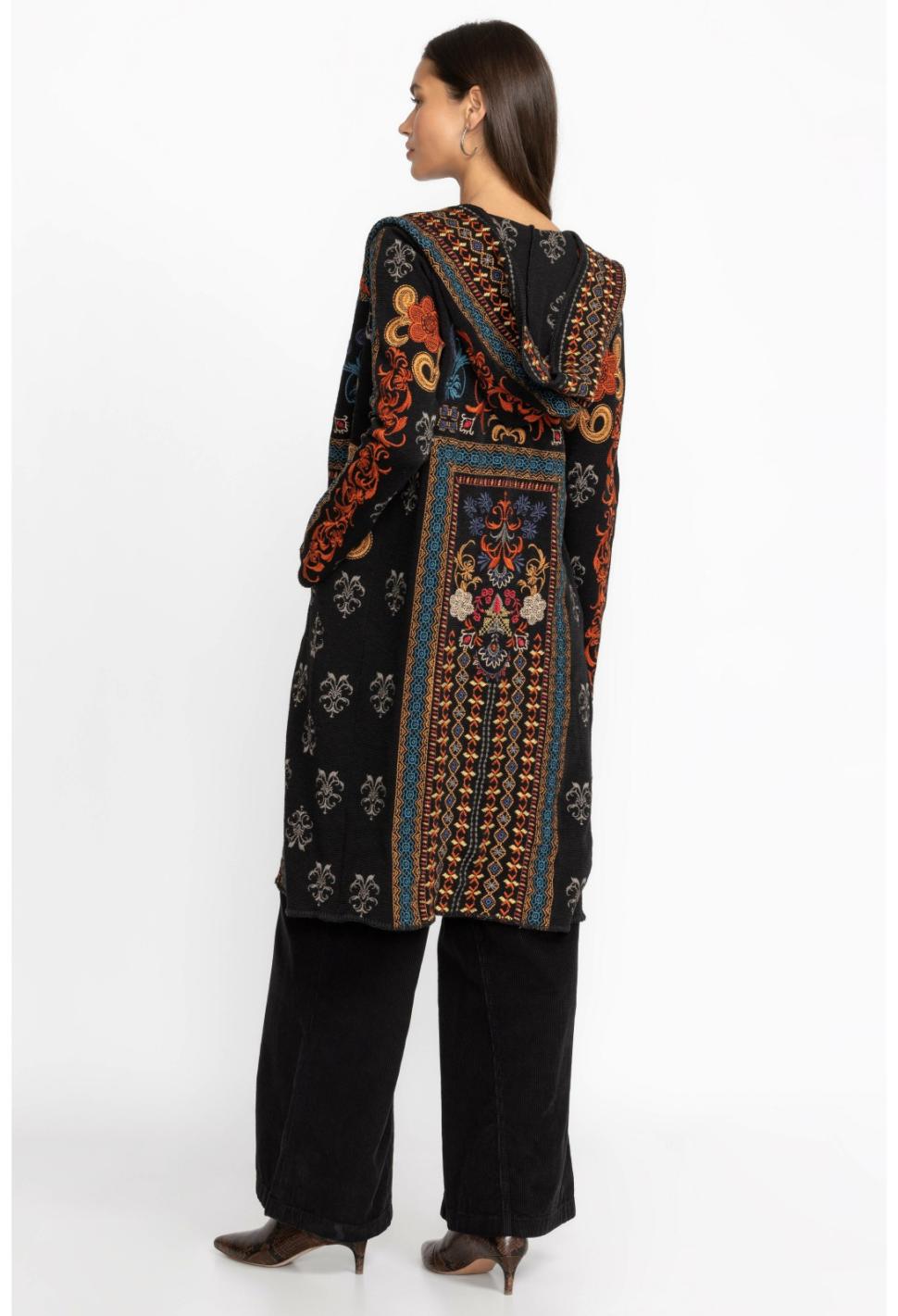 Women Outerwear | Johnny Was Biya Duster - Fabiana Black