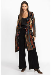 Women Outerwear | Johnny Was Biya Duster - Fabiana Black