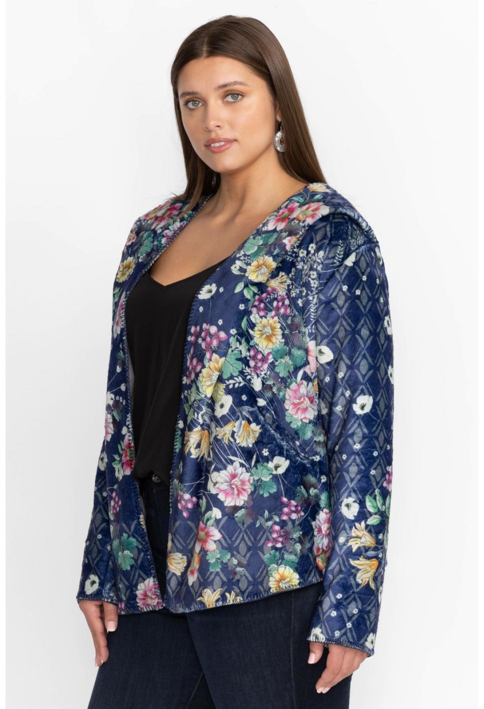 Women Outerwear | Johnny Was Bursting Echo Sherpa Jacket Bursting