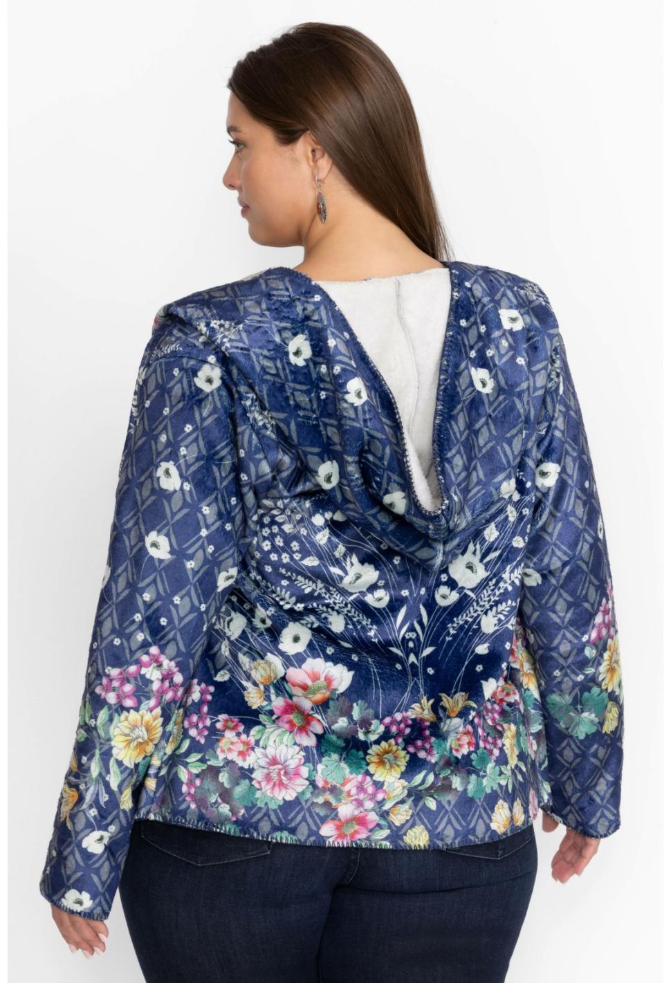 Women Outerwear | Johnny Was Bursting Echo Sherpa Jacket Bursting