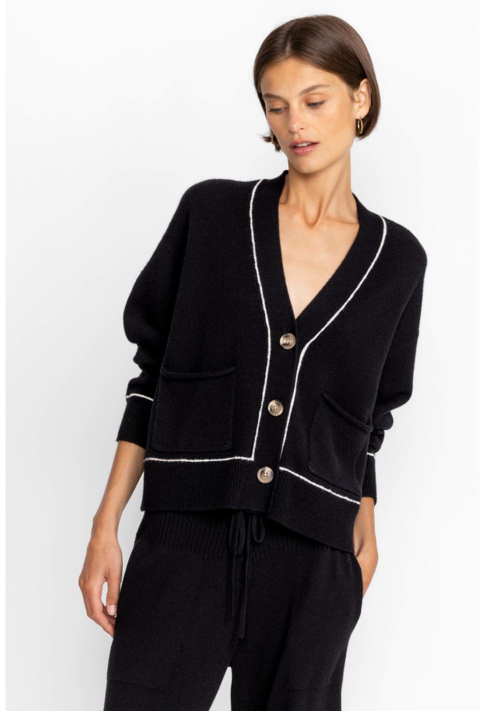 Women Outerwear | Johnny Was Calme Washable Cardigan Black Beauty