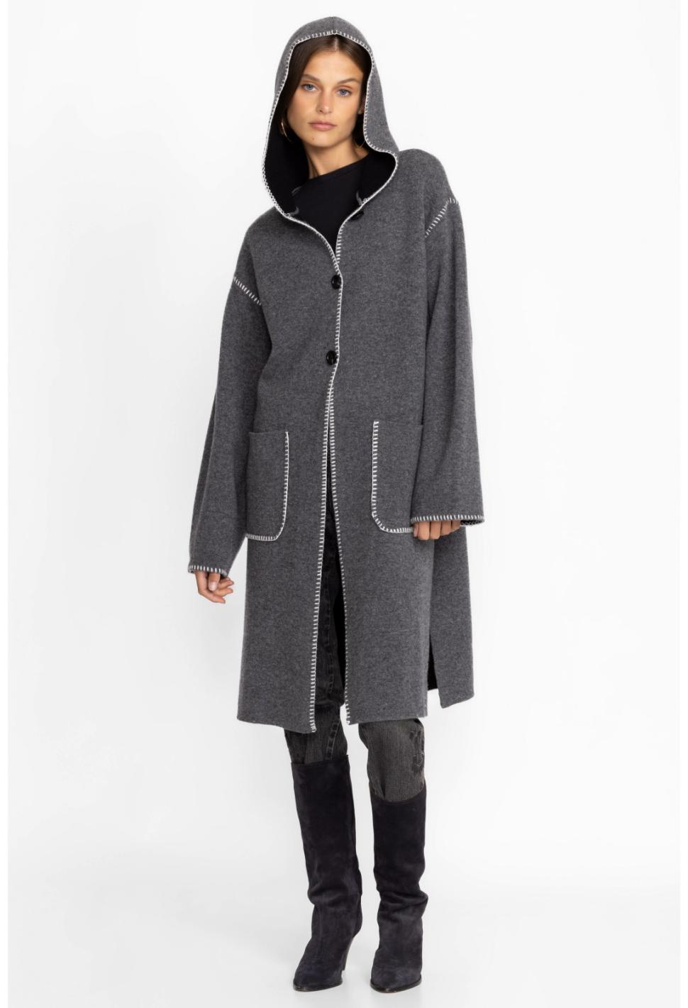 Women Outerwear | Johnny Was Calme Wool Coat Black