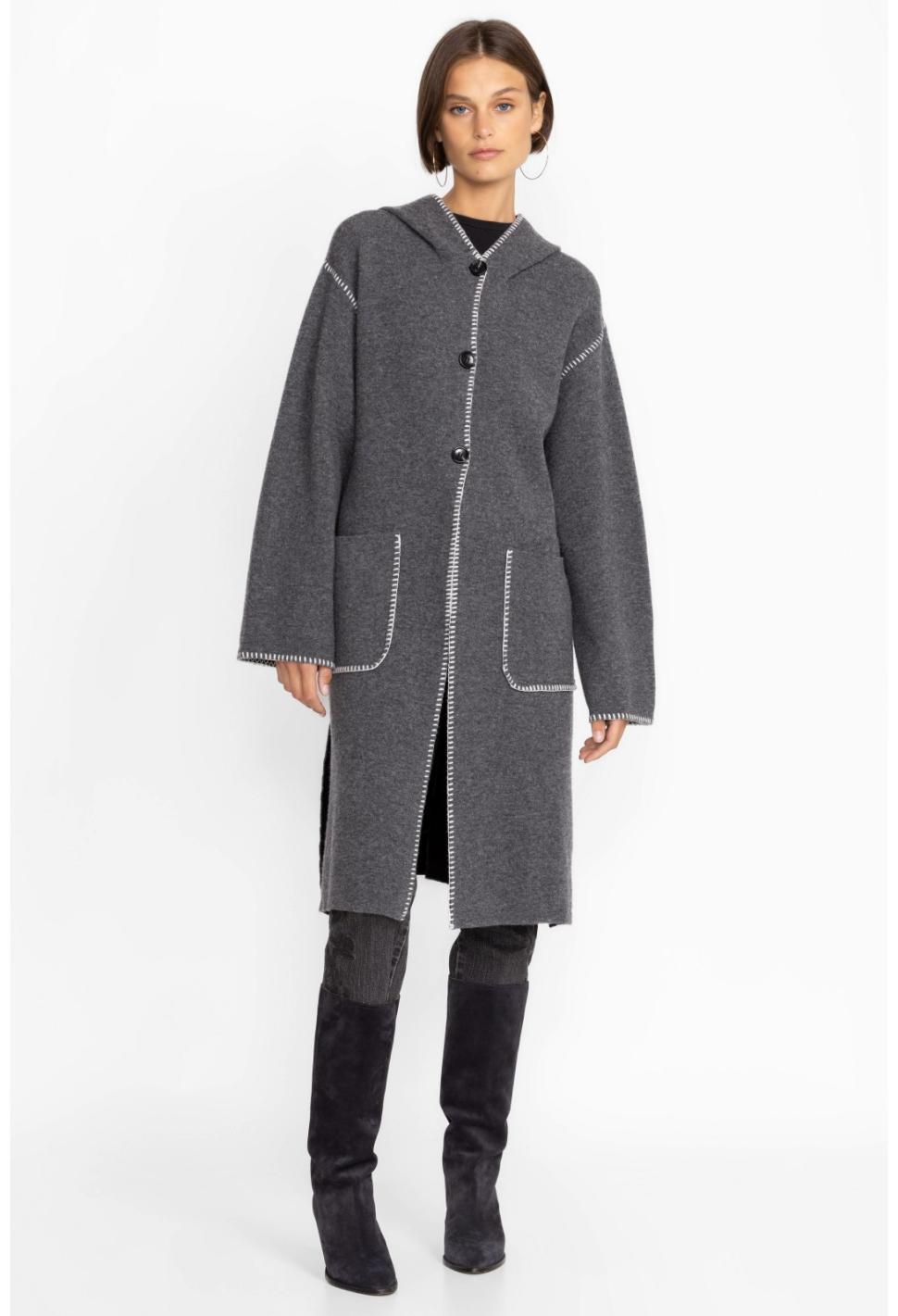 Women Outerwear | Johnny Was Calme Wool Coat Black