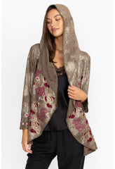 Women Outerwear | Johnny Was Claudette Metallic Sweater Bronze Metallic