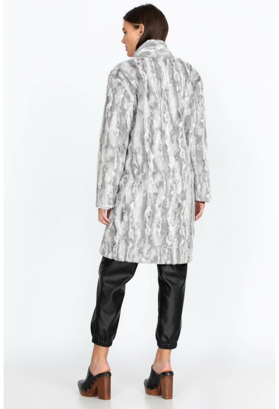 Women Outerwear | Johnny Was Cloud Faux Fur Jacket Cloud