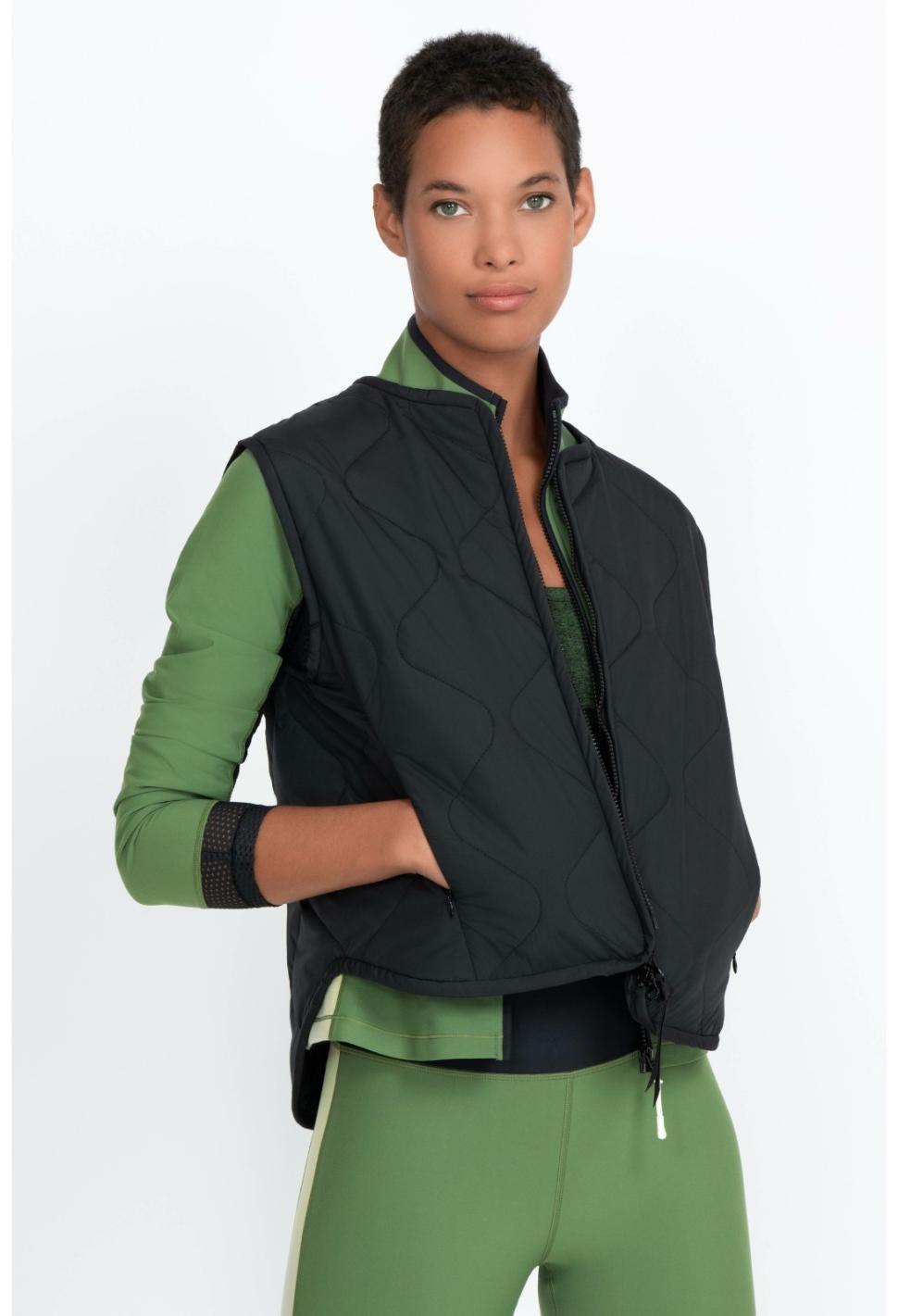 Women Outerwear | Johnny Was Endurance Mesh Zip Jacket Bronze Green