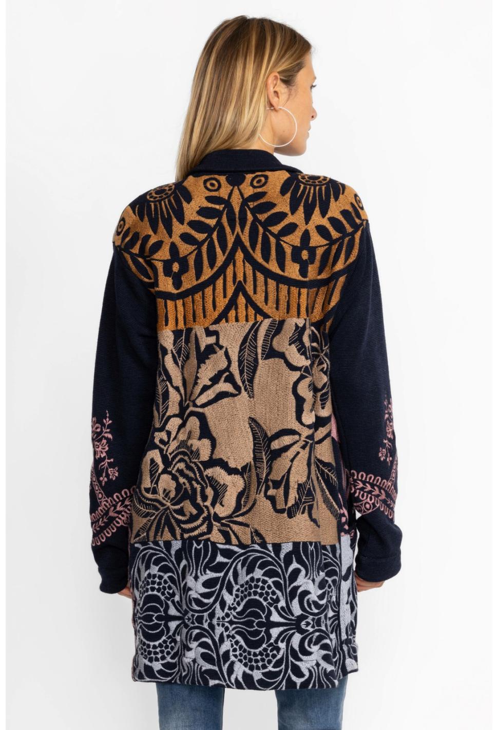 Women Outerwear | Johnny Was Harlow Jacket Navy