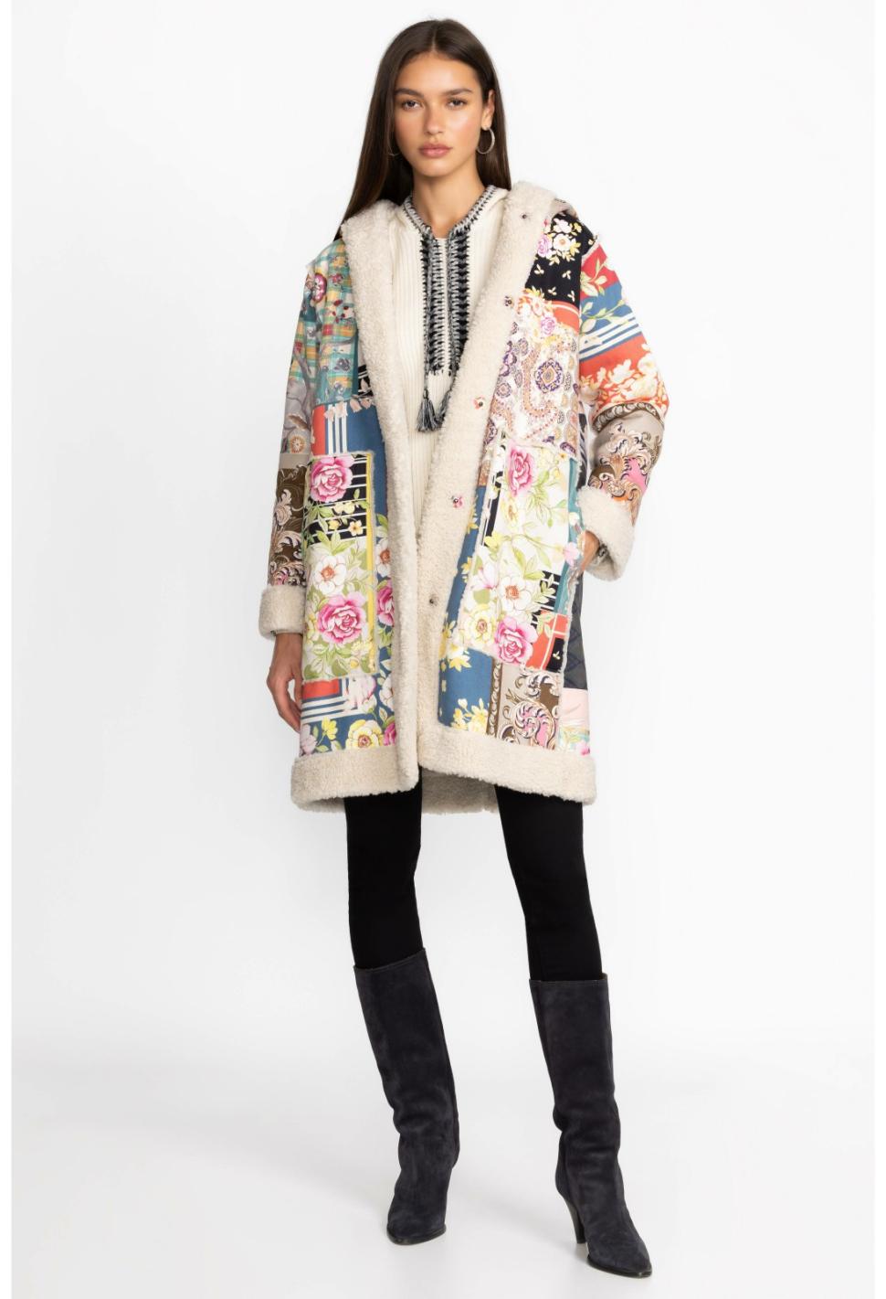 Women Outerwear | Johnny Was Kerry Suede Coat Multi