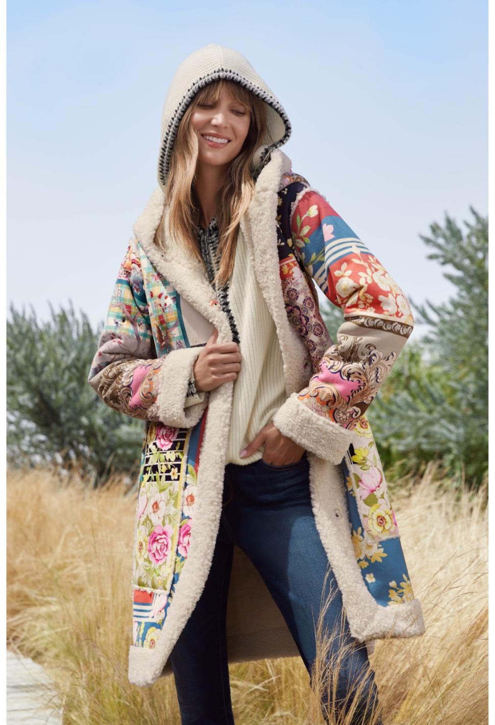 Women Outerwear | Johnny Was Kerry Suede Coat Multi