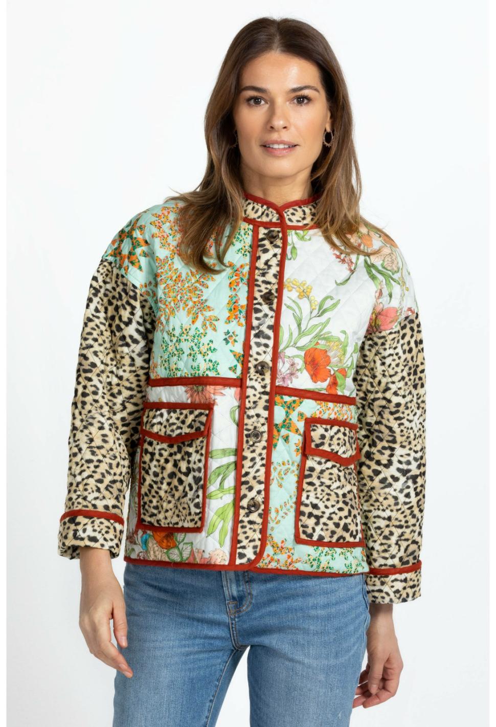 Women Outerwear | Johnny Was Liliana Quilted Patch Pocket Jacket Liliana