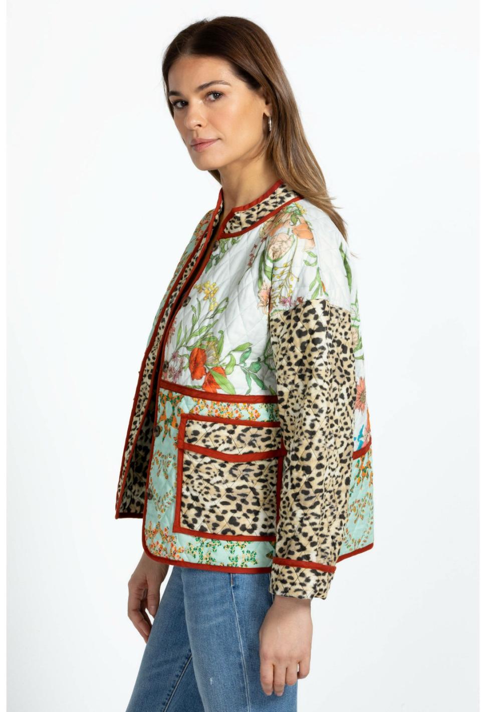 Women Outerwear | Johnny Was Liliana Quilted Patch Pocket Jacket Liliana