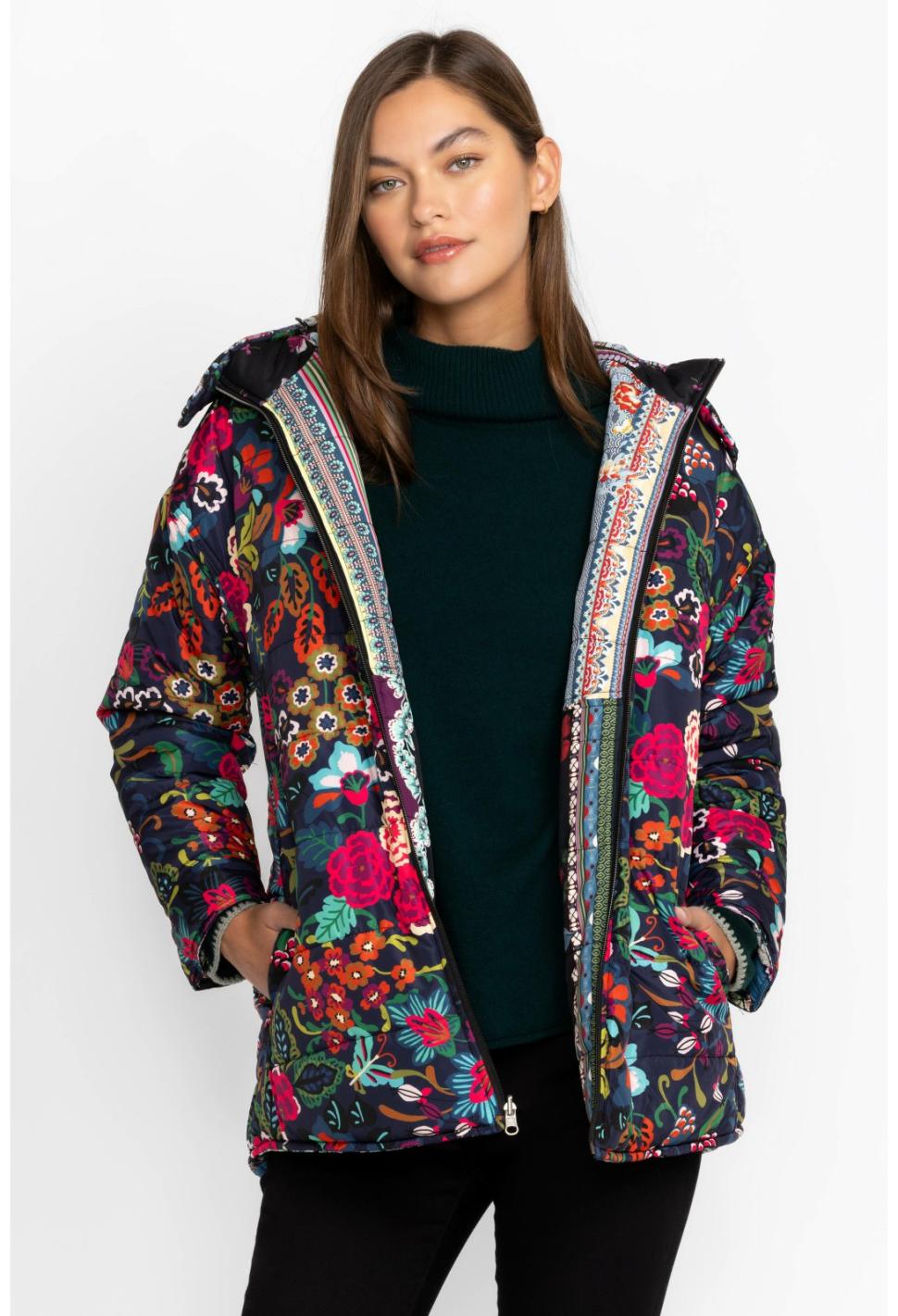 Women Outerwear | Johnny Was Mauri Puffer Jacket (Reversible) Multi