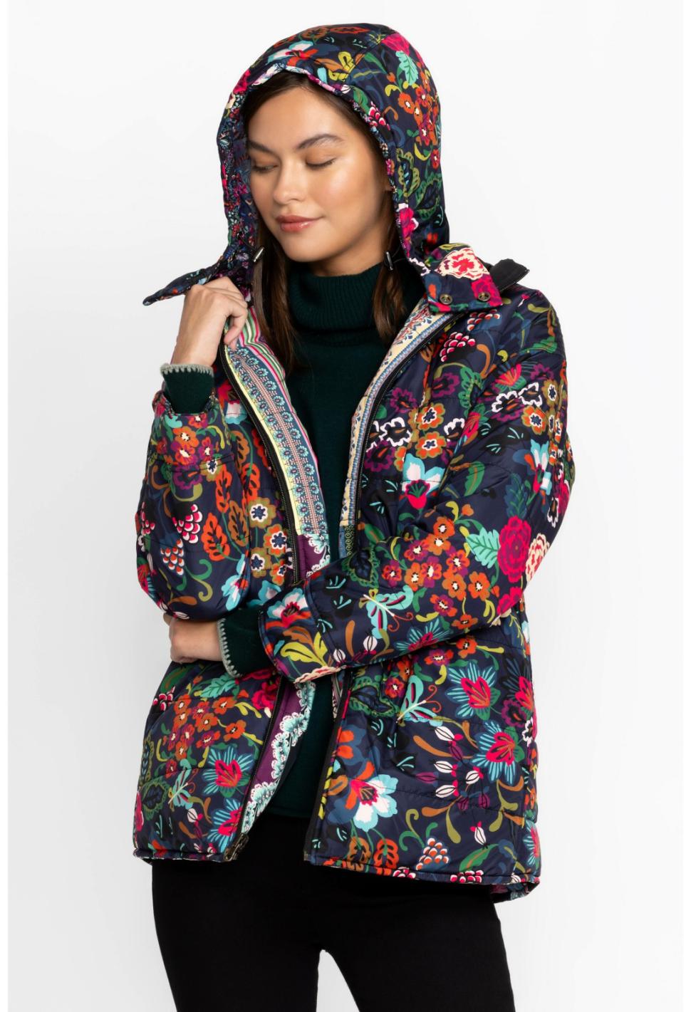 Women Outerwear | Johnny Was Mauri Puffer Jacket (Reversible) Multi