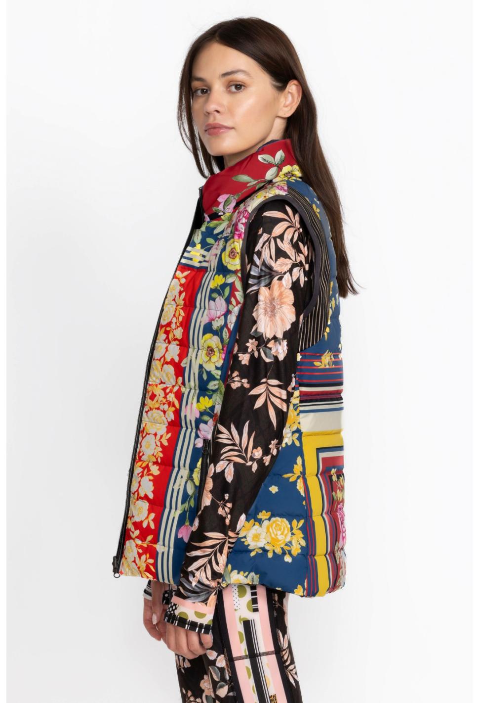 Women Outerwear | Johnny Was Nido Wonderland Vest Reversible Nido