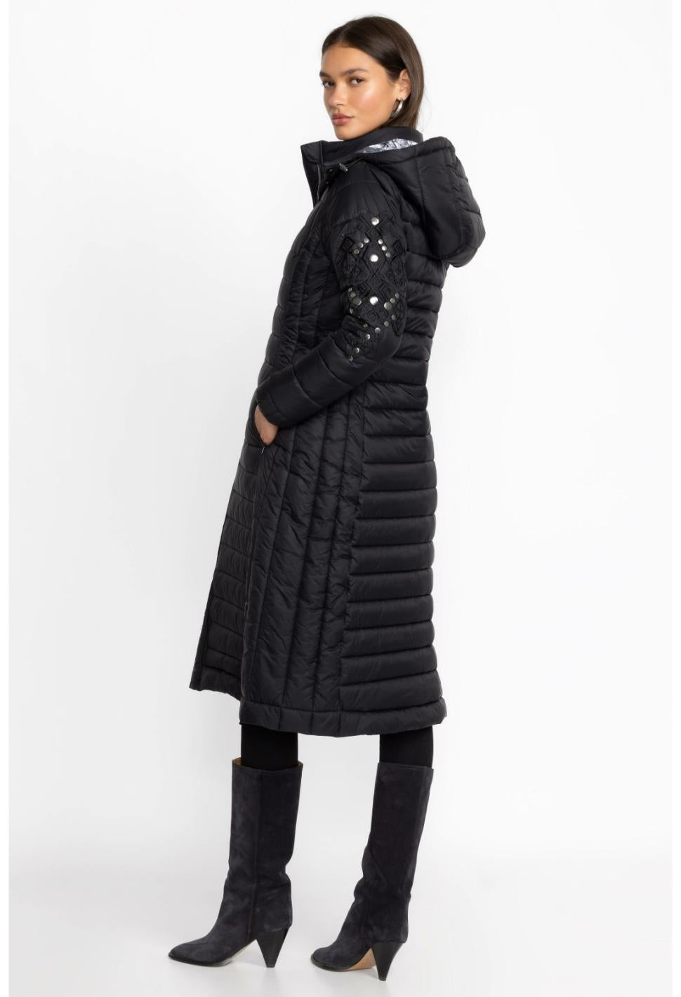 Women Outerwear | Johnny Was Sano Ski Puffer Coat Black