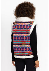 Women Outerwear | Johnny Was Yuya Sherpa Reversible Vest Multi