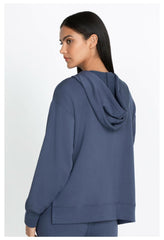 Women Outerwear | Johnny Was Zip Hoodie Side Slits Outer Space