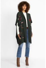 Women Outerwear | Johnny Was Zuzu Cape Forest Green