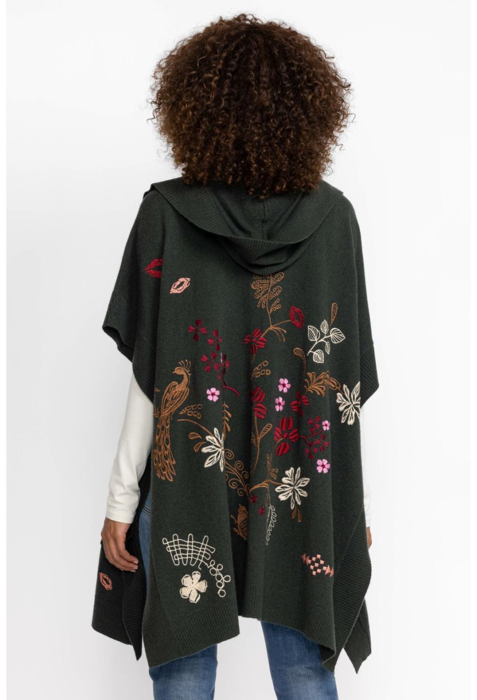 Women Outerwear | Johnny Was Zuzu Cape Forest Green